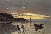 Claude Monet, Towing of a Boat at Honfleur